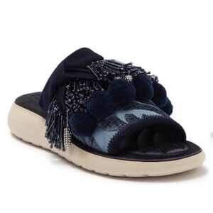 Marc Jacobs Women's Emerson Pompom Sport Sandal Slide